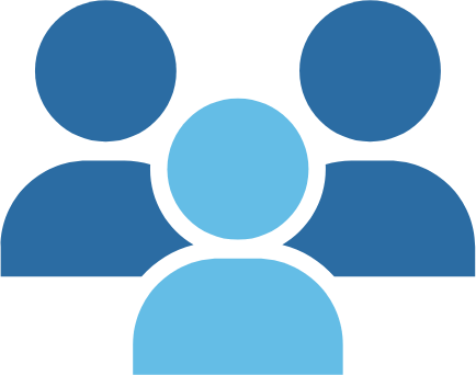 Group of people icon symbolizing team collaboration and employee management in Sunlync.